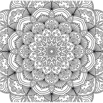 Je médite, je colorie, je dessine - Mandalas apaisants