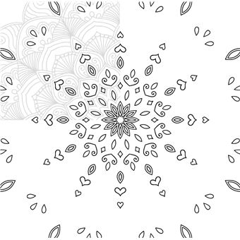 Je médite, je colorie, je dessine - Mandalas apaisants