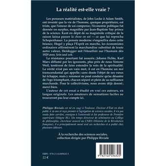 La réalité est-elle vraie ?