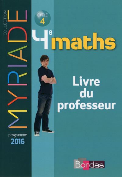 Myriade Mathématiques 4ème Cycle 4