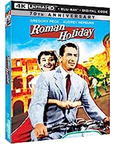 Vacances romaines en 4K Ultra HD, Blu-ray