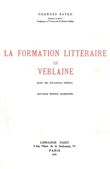 La Formation littéraire de Verlaine