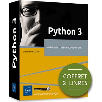 Python 3 - Coffret de 2 livres : Maîtrisez le traitement de données