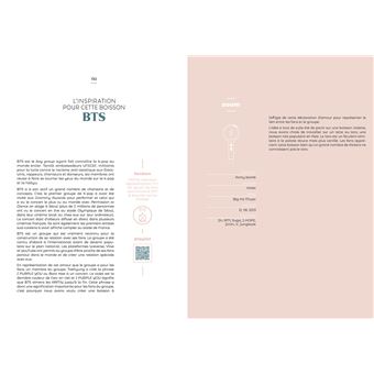 K-pop drinks, Dédicacé par l’auteur