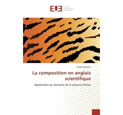 La composition en anglais scientifique