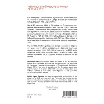 Histoire de la République du Congo de 1958 à 2017