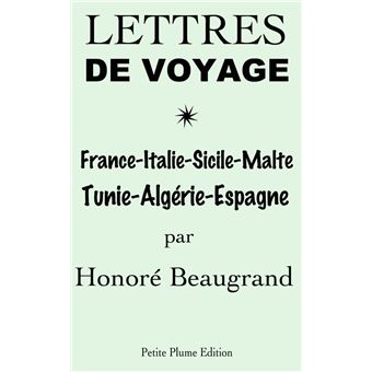 Lettres de voyage - 1
