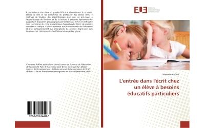 L'entree dans l'ecrit chez un eleve a besoins educatifs part