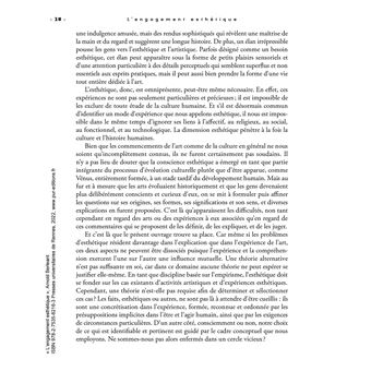 L'engagement esthétique