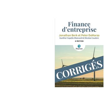 Finance d'entreprise 5e Corrigés