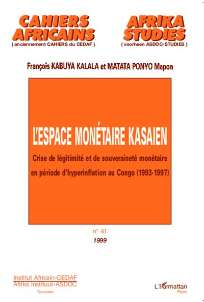 Espace monetaire kasaien crise de legitimite et de souverain