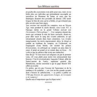 Les Bêtises Sacrées