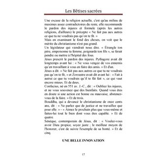 Les Bêtises Sacrées