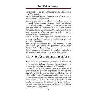 Les Bêtises Sacrées