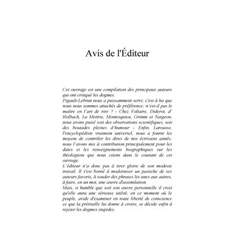 Les Bêtises Sacrées