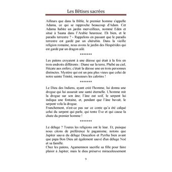 Les Bêtises Sacrées