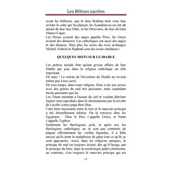 Les Bêtises Sacrées