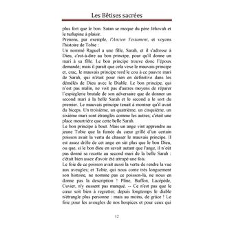 Les Bêtises Sacrées