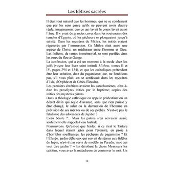 Les Bêtises Sacrées