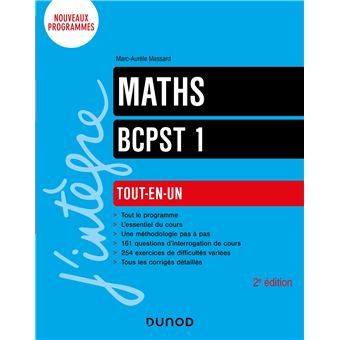 Maths tout-en-un BCPST 1re année