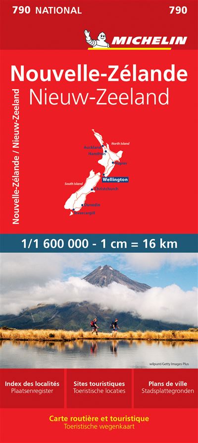 Carte Nouvelle-Zélande Michelin