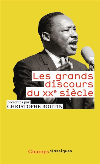 Les Grands Discours du XXe siècle - Christophe Boutin - Poche