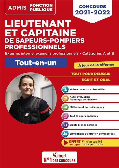 Concours Lieutenant et Capitaine de sapeurs-pompiers professionnels - Catégori