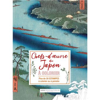 Affiches à colorier : Chefs d'oeuvre et paysages du Japon