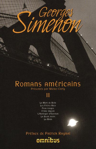 Romans américains - Georges Simenon - broché