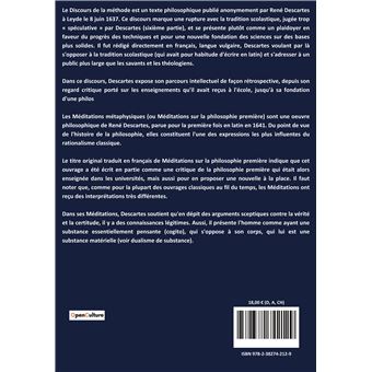 Discours de la méthode