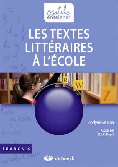 Les textes littéraires à l'école - broché - Jocelyne Giasson - Achat ...