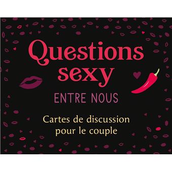 Questions sexy entre nous - Cartes de discussion pour le couple