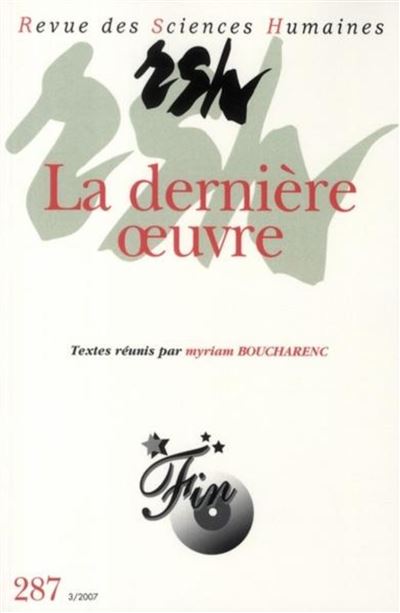 Dernière oeuvre