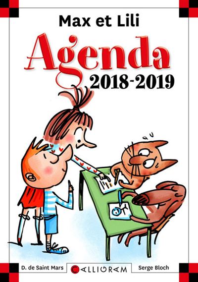 Agenda scolaire 2018-2019 Max et Lili