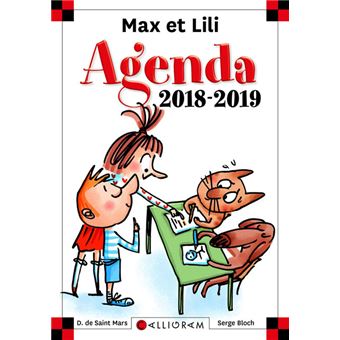 Max et LiliAgenda scolaire 2018-2019 Max et Lili