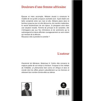 Douleurs d'une femme africaine