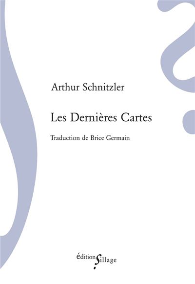 Les Dernières Cartes - Arthur Schnitzler - broché