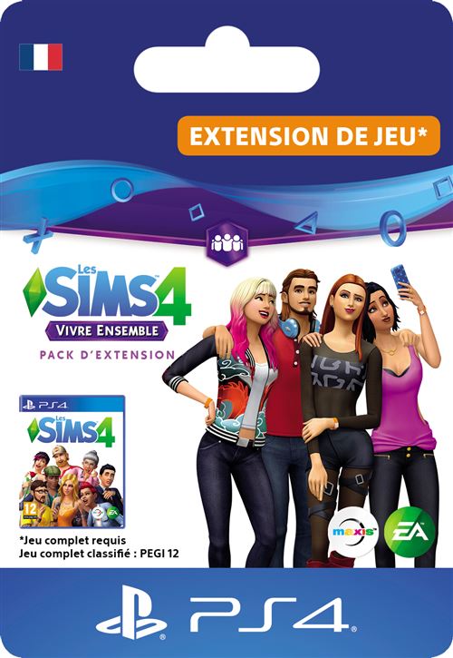 Code de téléchargement Les Sims 4 Vivre ensemble Extension de jeu