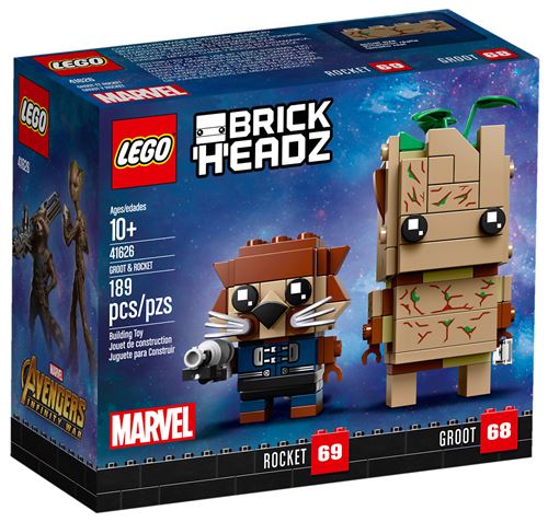 LEGO BrickHeadz 41626 - Groot & Rocket