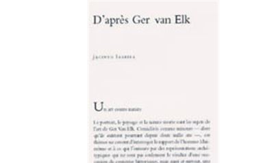 D'après Ger Van Elk-Un Art Contre Nature