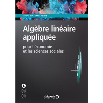 Algèbre linéaire appliquée pour l'économie et les sciences sociales