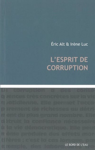L'esprit de corruption