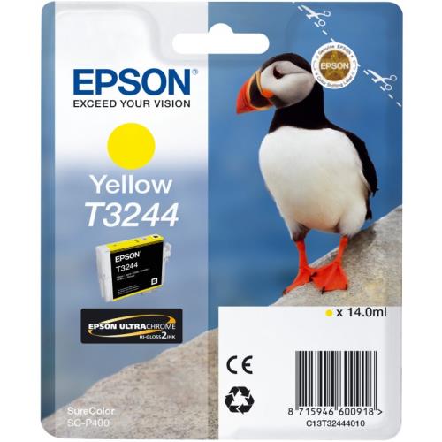 Cartouche d’encre Epson Macareux T3244 Jaune