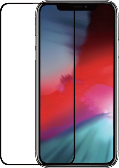 AZURI SCREEN PROT TEMP RINOX ARMOR BLCK FRAME IPHONE XS MAX