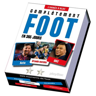 Calendrier L'année à bloc Complètement foot en 365 jours