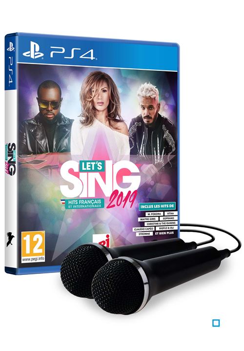 Let s Sing 2019 Hits français et internationaux PS4 + 2 micros