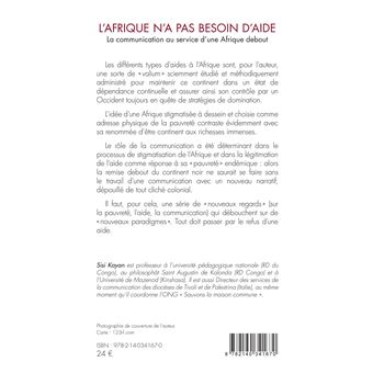 L'Afrique n'a pas besoin d'aide