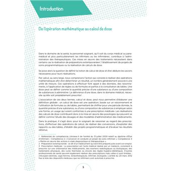 Cahier de l'étudiant Infirmier - Calcul de doses - DEI - 4e édition - Révision et entrainement