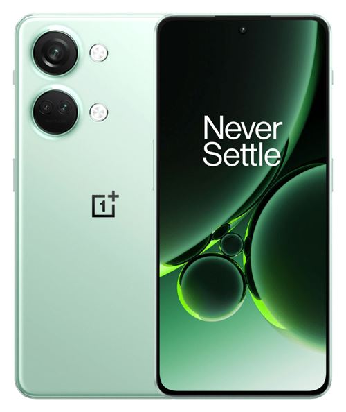 OnePlus Nord 3 5G - 5G smartphone - double SIM - RAM 16 Go / Mémoire interne 256 Go - écran OEL - 6.74 - 2772 x 1240 pixels (120 Hz) - 3 x caméras arrière 50 MP, 8 MP, 2 MP - front camera 16 MP - vert brumeux