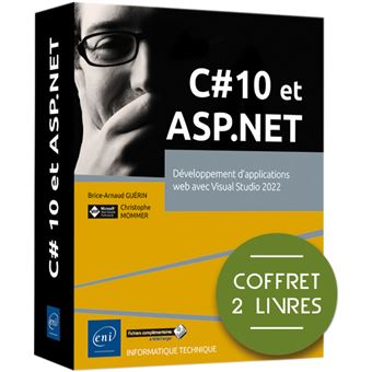 C# 10 et ASP.NET - Coffret de 2 livres : Développement d'applications web avec Visual Studio 2022